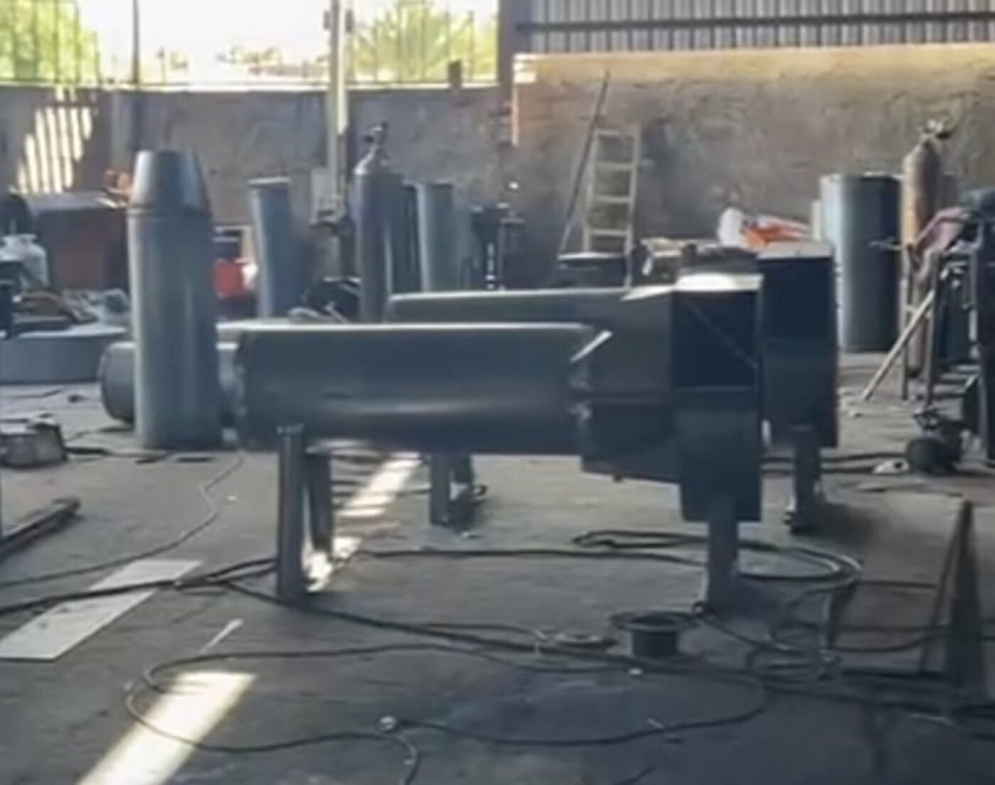 Forno Rhema Heatwave sendo fabricado na oficina